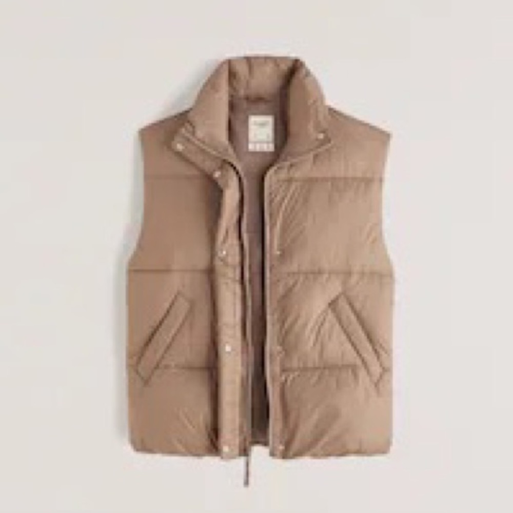Abercrombie and Fitch- Oversized Quilted Puffer Vest.